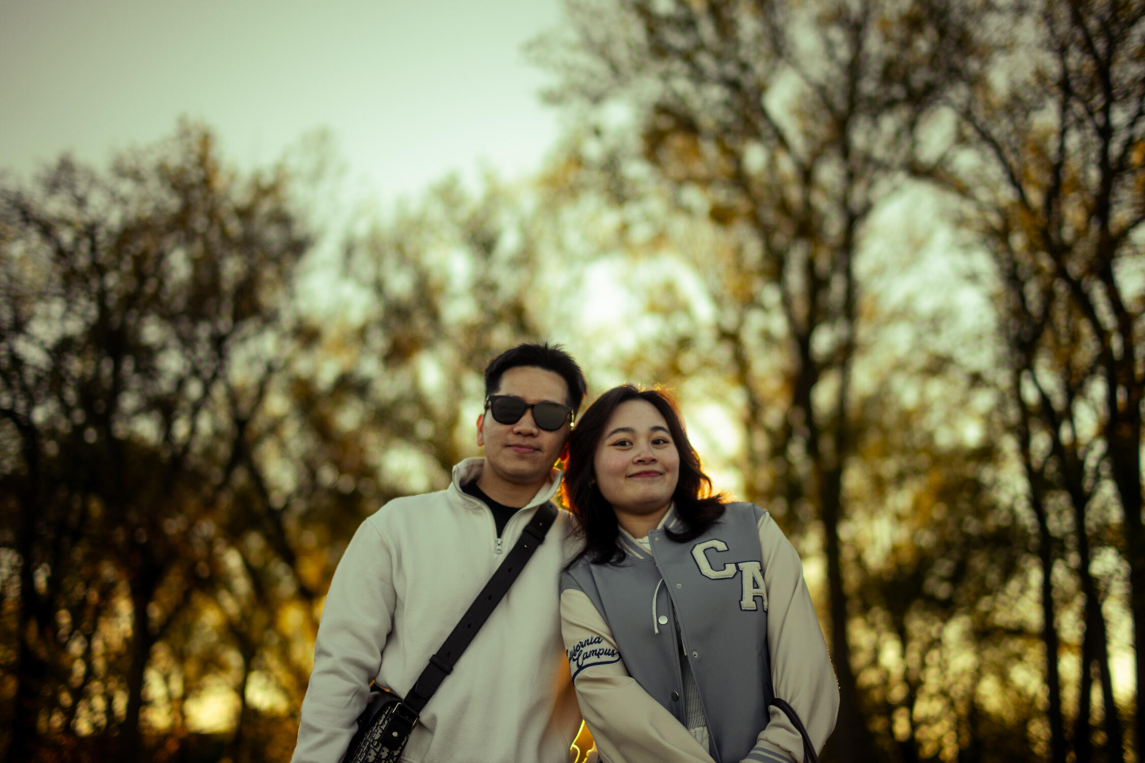 Cherry Beach Toronto waterfront backlit couples shoot